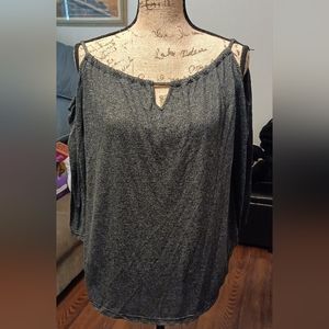 Michael stars OS grey top